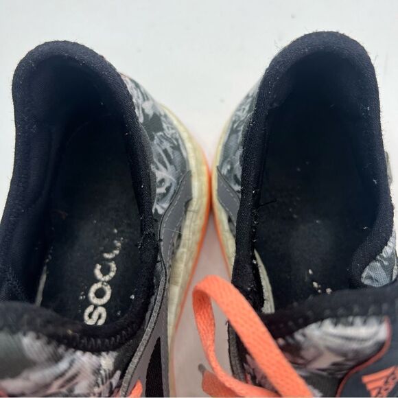 Adidas Pure Boost X Running Shoes Gray Low Top Floral - Picture 8 of 10